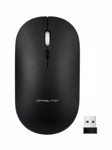 Орбита OT-PCM70 Черная мышь беспроводная (USB/Bluetooth,аккум)